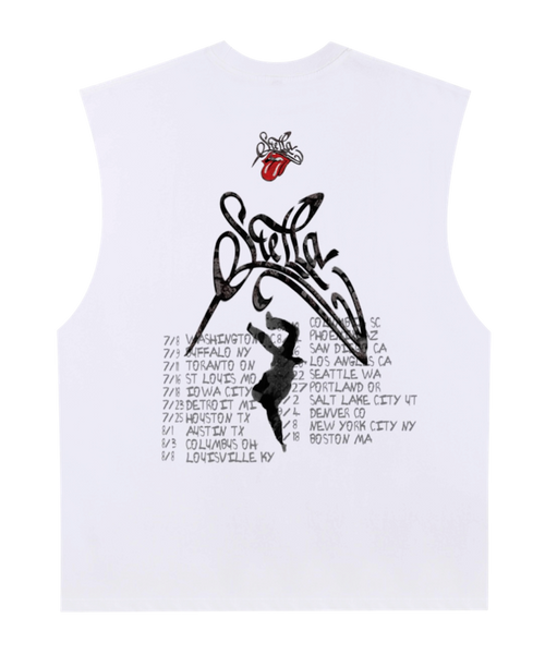 9 lives band sleeveless Tee