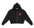 9 lives crop hoodie
