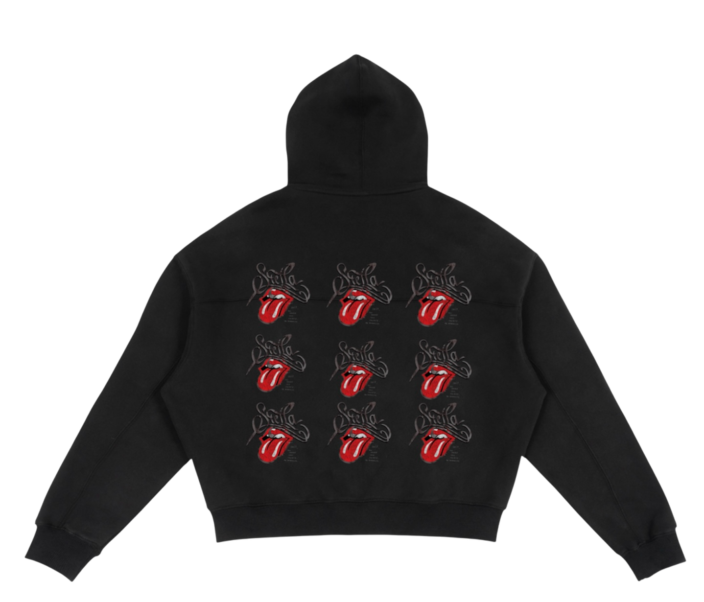 9 lives crop hoodie
